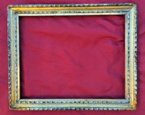 cornice in oro mecca I° XIX° sec. luce cm.23 motivo lavorato tipo ghiosche